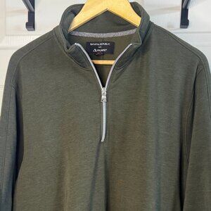 Banana Republic POLARTEC Quarter Zip Pullover XL
